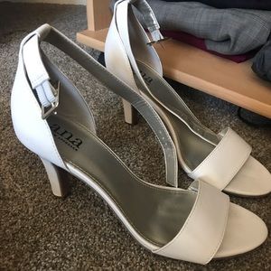 White Ana pumps. Worn only once for my wedding!